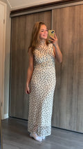 Ateljemel Polkadot Maxi Jurk