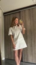AteljeMel Witte Denim Jurk