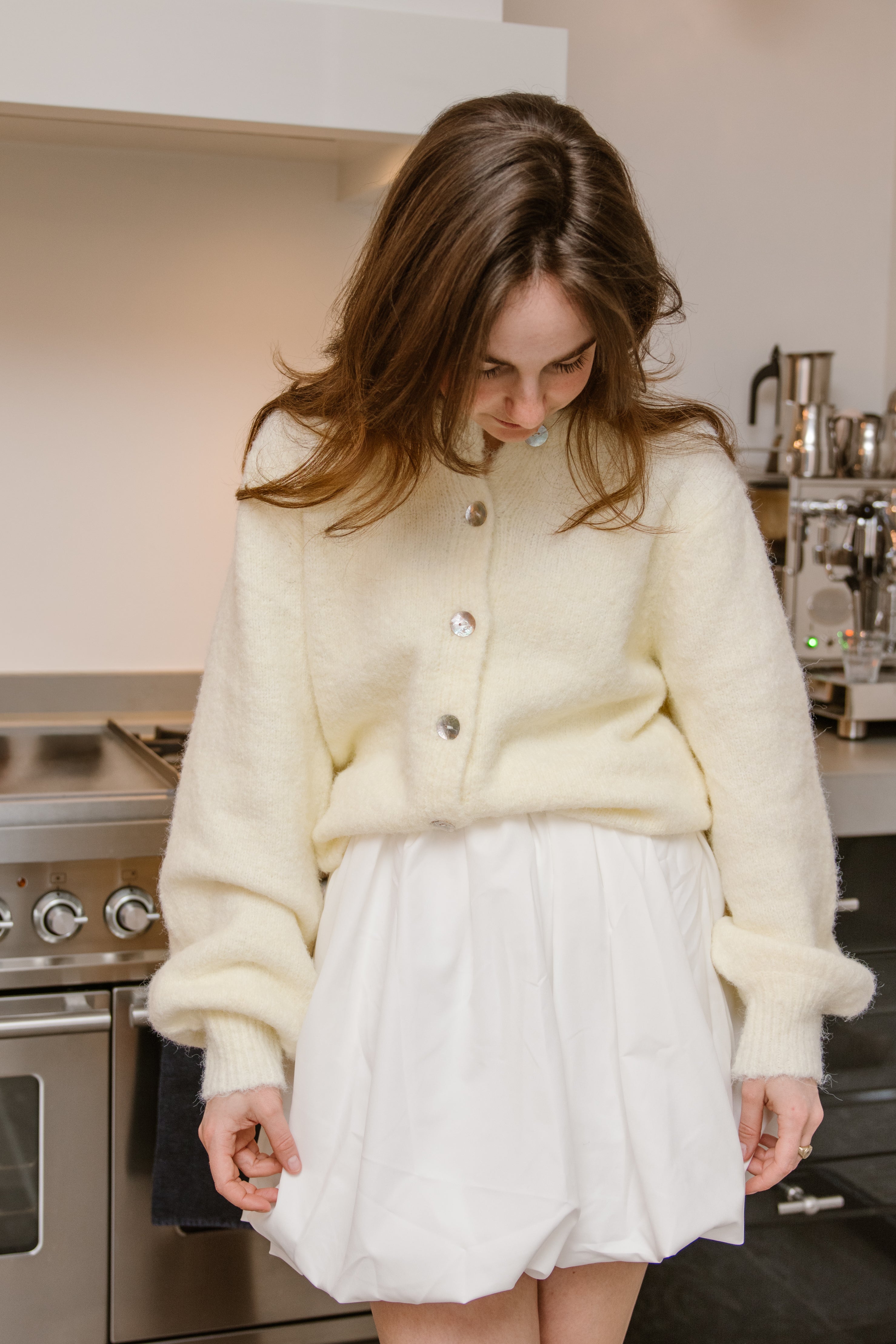 Ateljemel Vestje Boter Geel