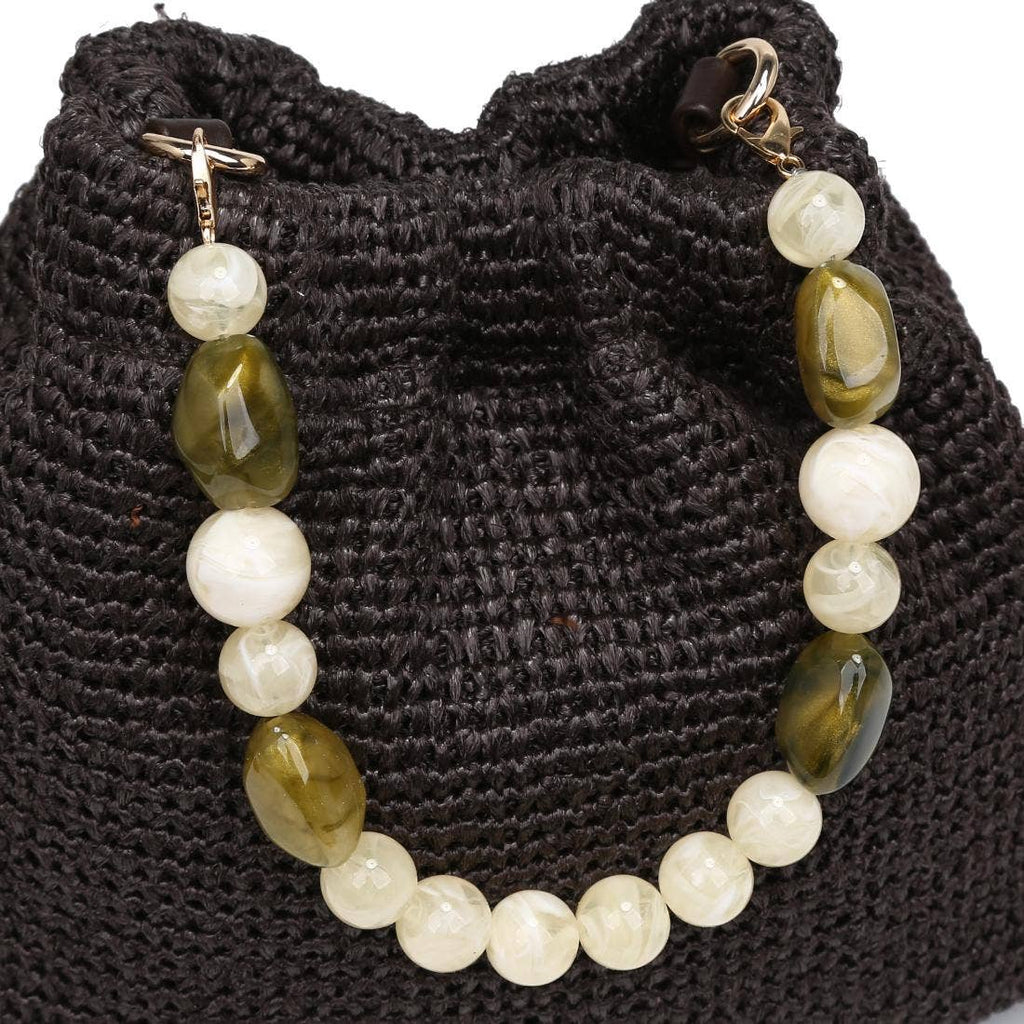 Ateljemel Stro Tas Bruin