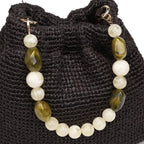 Ateljemel Stro Tas Bruin