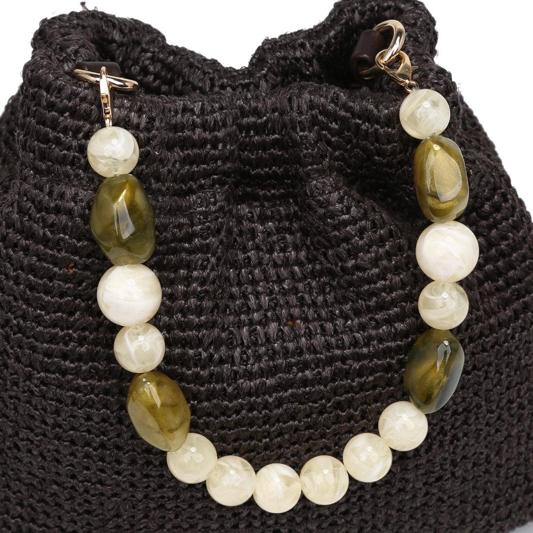 Ateljemel Stro Tas Bruin